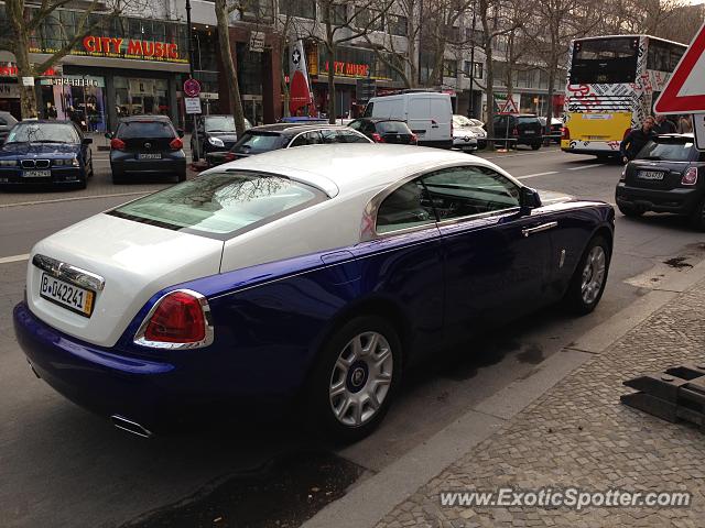 Rolls-Royce Wraith spotted in Berlin, Germany