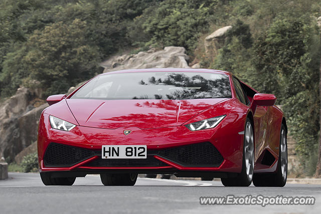 Lamborghini Huracan spotted in Hong Kong, China