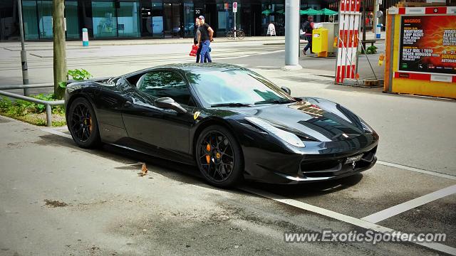 Ferrari 458 Italia spotted in Zurich, Switzerland