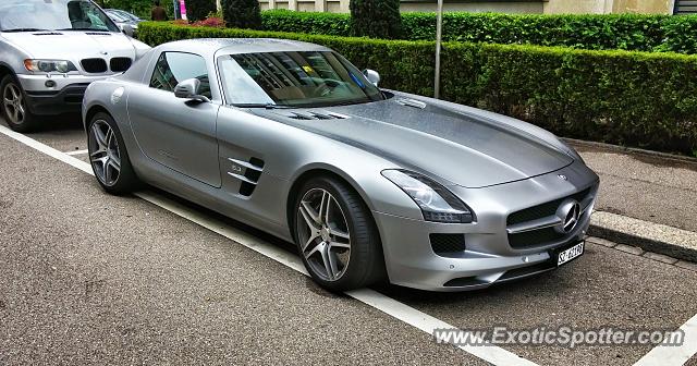 Mercedes SLS AMG spotted in Zurich, Switzerland