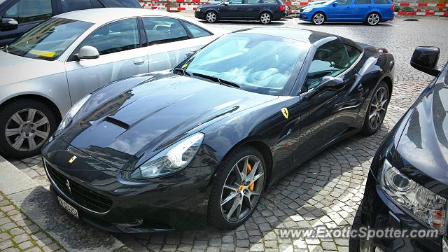 Ferrari California spotted in Zurich, Switzerland