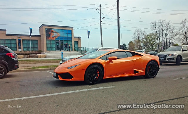 Lamborghini Huracan spotted in Burlington, ON, Canada