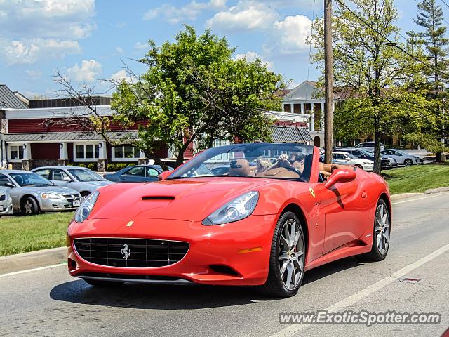 Ferrari California spotted in Cincinnati, Ohio