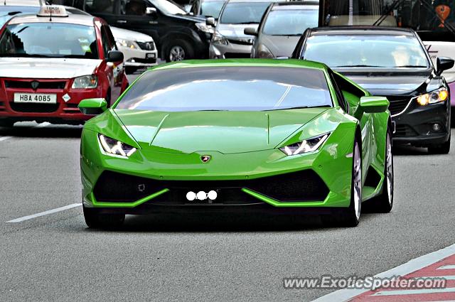 Lamborghini Huracan spotted in Bukit Bintang KL, Malaysia