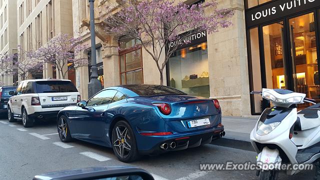 Ferrari California spotted in Beirut, Lebanon