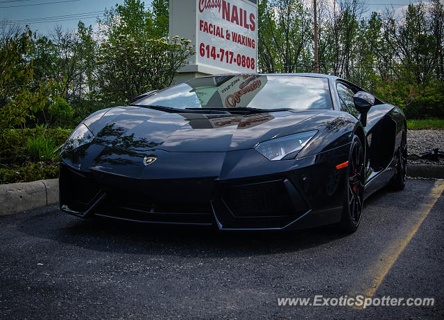 Lamborghini Aventador spotted in Dublin, Ohio