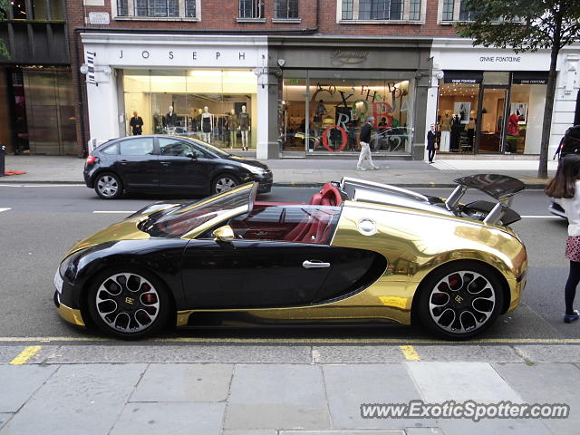 Bugatti Veyron spotted in London, United Kingdom