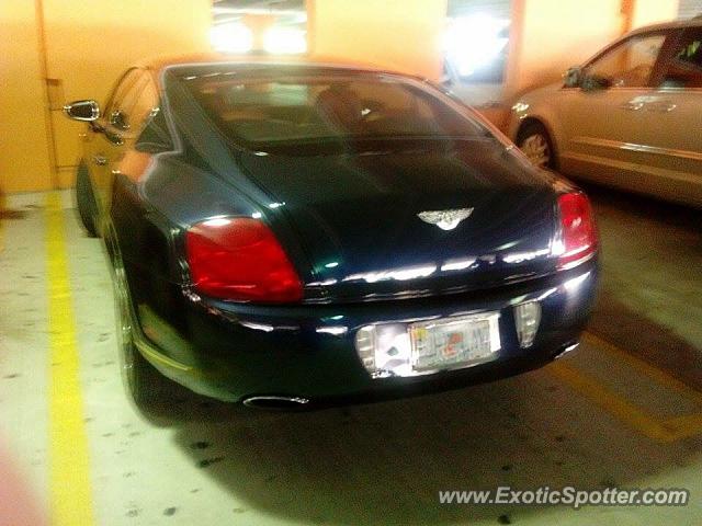 Bentley Continental spotted in Miami, Florida