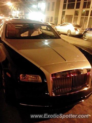 Rolls-Royce Ghost spotted in Miami, Florida