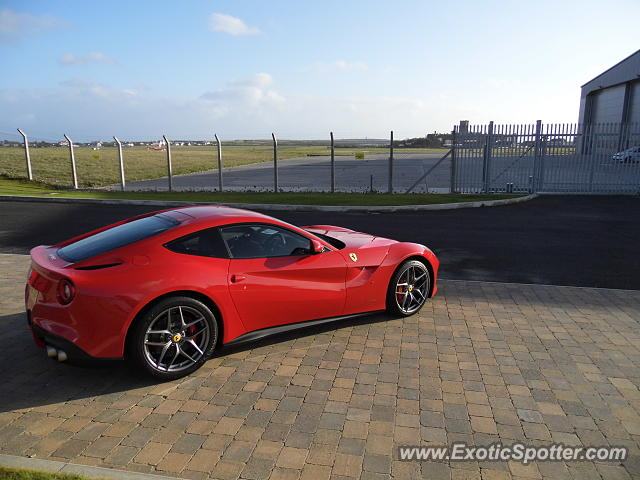 Ferrari F12 spotted in Castletown, United Kingdom