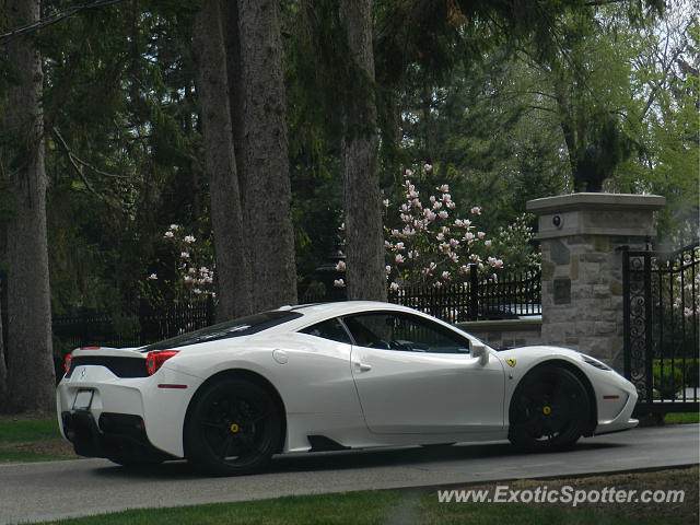 Ferrari 458 Italia spotted in Oakville, Canada