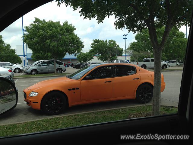 Maserati Quattroporte spotted in Houston, Texas