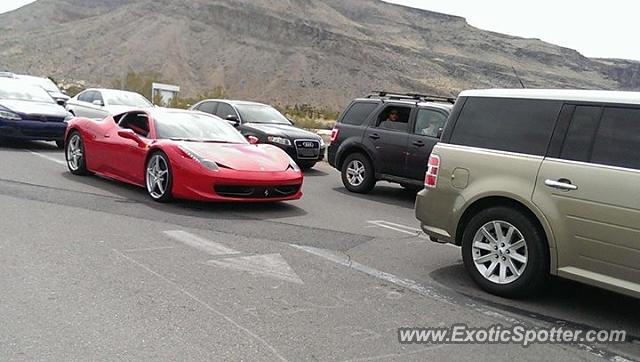 Ferrari 458 Italia spotted in Las Vegas, Nevada