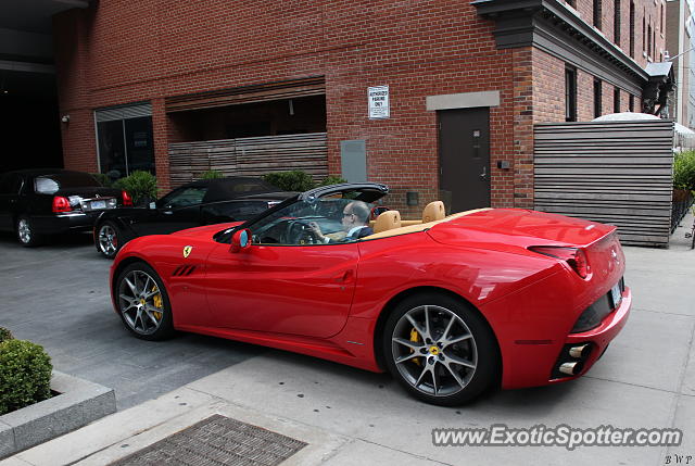 Ferrari California spotted in Toronto, Canada