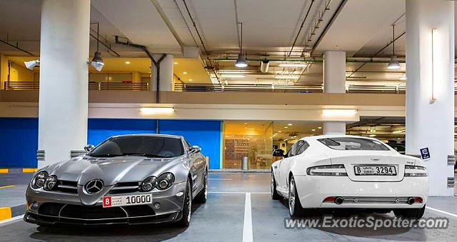 Mercedes SLR spotted in Dubai, United Arab Emirates