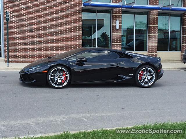 Lamborghini Huracan spotted in Birmingham, Michigan