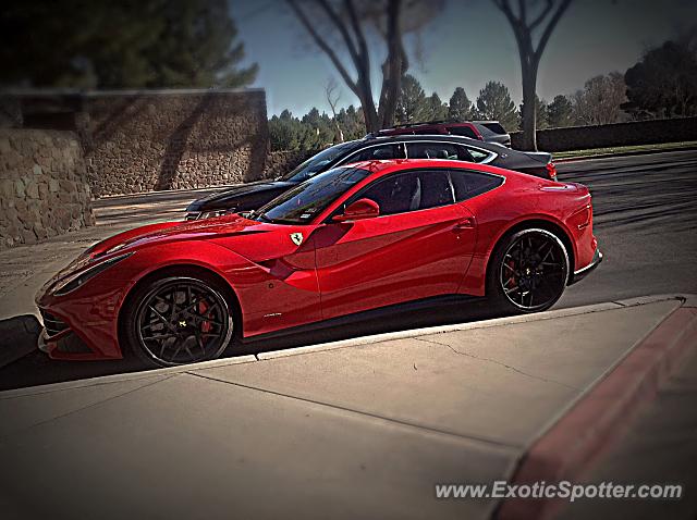 Ferrari F12 spotted in El Paso, Texas