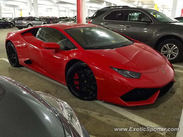 Lamborghini Huracan spotted in Tysons Corner, Virginia