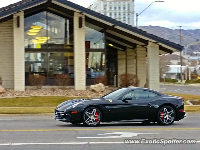 Ferrari California spotted in Salt Lake City, Utah