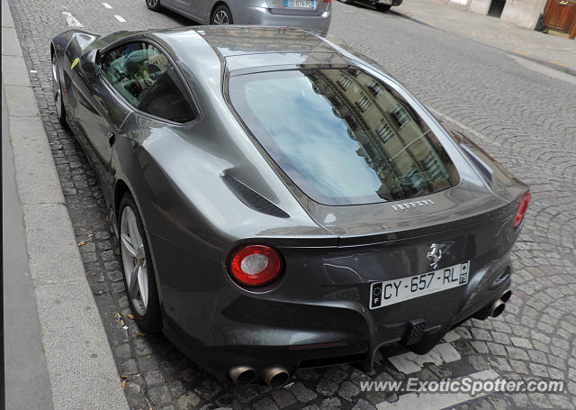 Ferrari F12 spotted in Paris, France