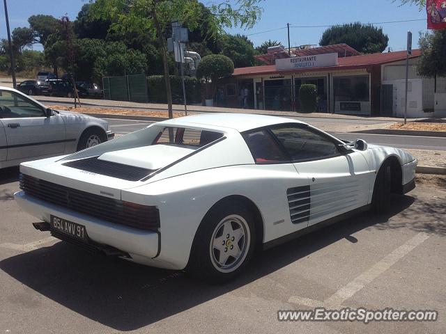 Ferrari Testarossa spotted in Quarteira, Portugal