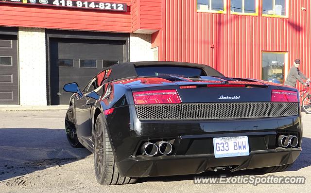 Lamborghini Gallardo spotted in Quebec, Canada