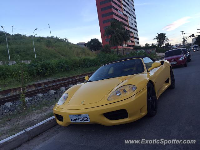 Ferrari 360 Modena spotted in Fortaleza, Brazil