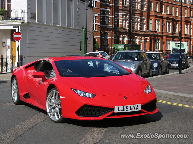 Lamborghini Huracan spotted in London, United Kingdom