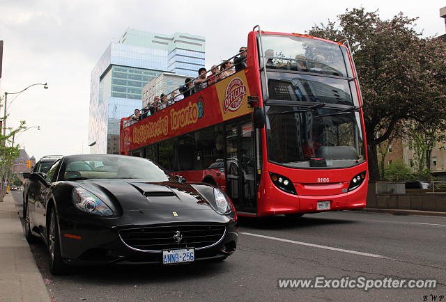 Ferrari California spotted in Toronto, Canada