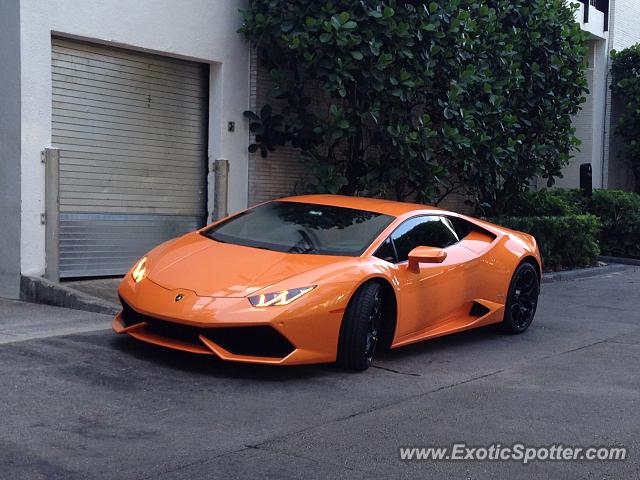 Lamborghini Huracan spotted in Bal Harbor, Florida