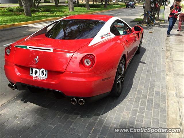 Ferrari 599GTB spotted in Lima, Peru