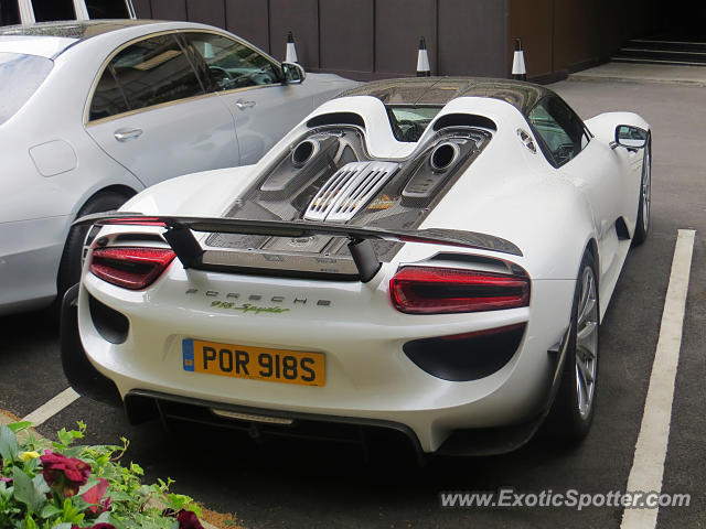 Porsche 918 Spyder spotted in London, United Kingdom