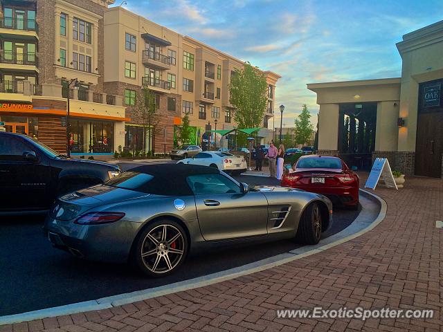 Mercedes SLS AMG spotted in Alpharetta, Georgia