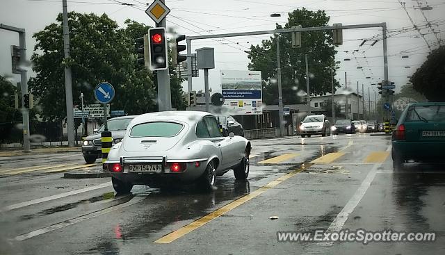 Jaguar E-Type spotted in Zurich, Switzerland