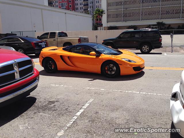 Mclaren MP4-12C spotted in Miami, Florida