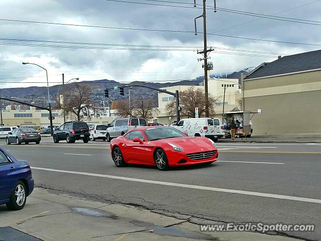 Ferrari California spotted in Salt Lake City, Utah