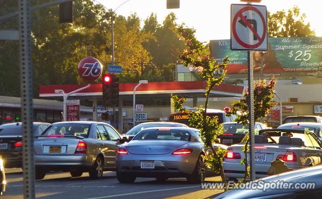 Mercedes SLS AMG spotted in Encino, California