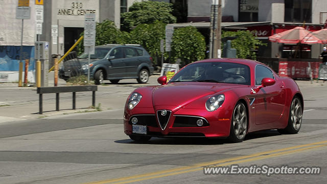 Alfa Romeo 8C spotted in Toronto, On, Canada