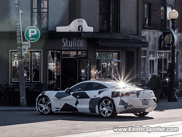 Fisker Karma spotted in Toronto, On, Canada
