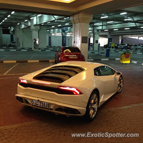 Lamborghini Huracan spotted in Dubai, United Arab Emirates