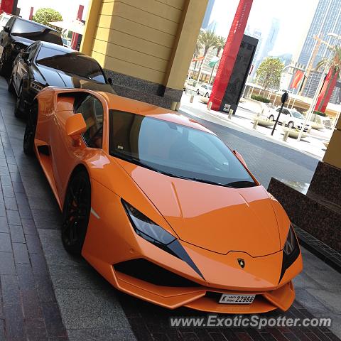 Lamborghini Huracan spotted in Dubai, United Arab Emirates