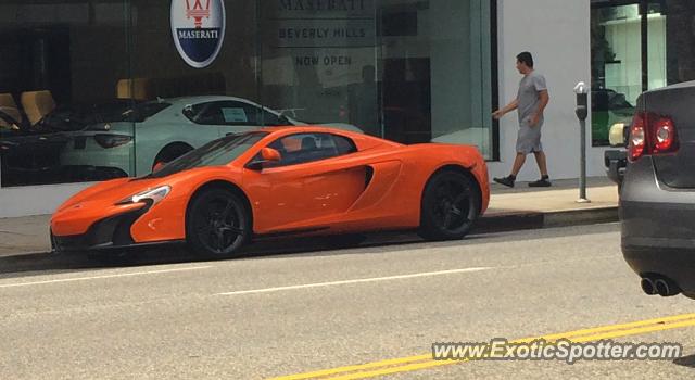 Mclaren 650S spotted in Beverly Hills, California