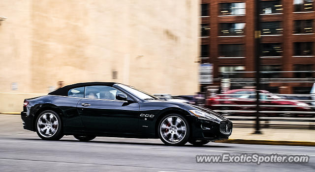 Maserati GranCabrio spotted in Indianapolis, Indiana