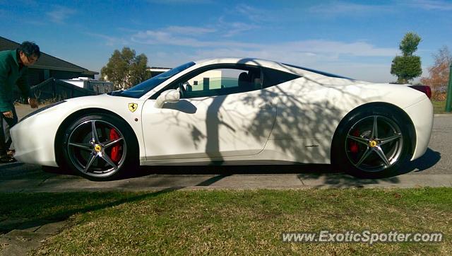 Ferrari 458 Italia spotted in Melbourne, Australia