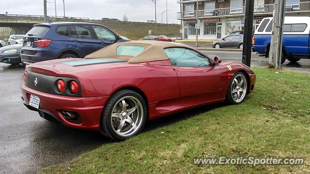 Ferrari 360 Modena spotted in Québec, Canada