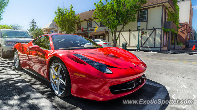 Ferrari 458 Italia spotted in Birmingham, Michigan