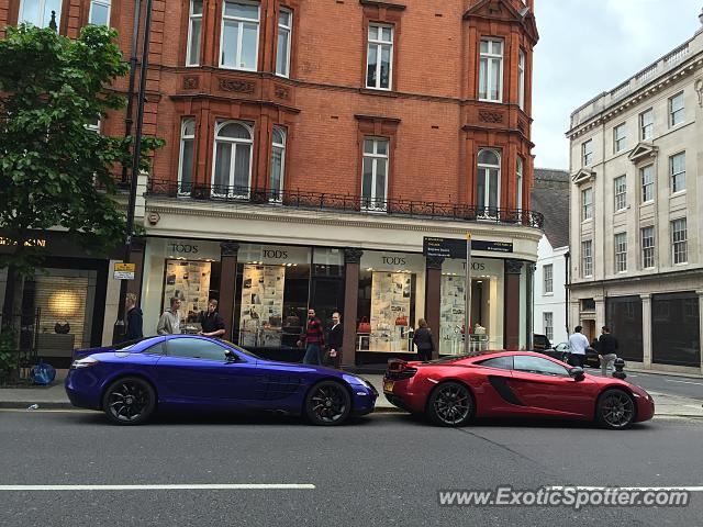 Mercedes SLR spotted in London, United Kingdom