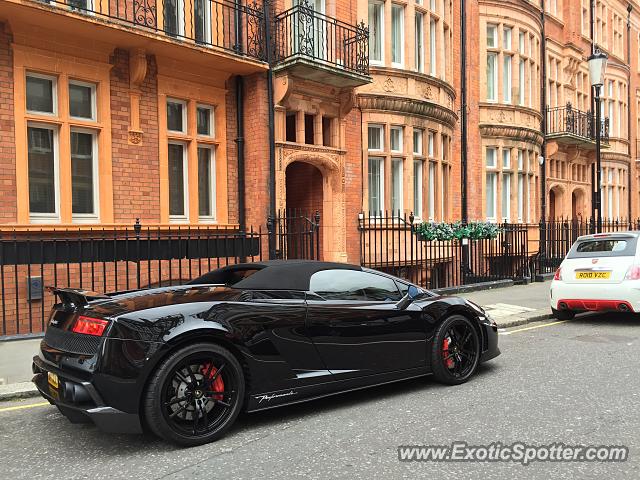 Lamborghini Gallardo spotted in London, United Kingdom