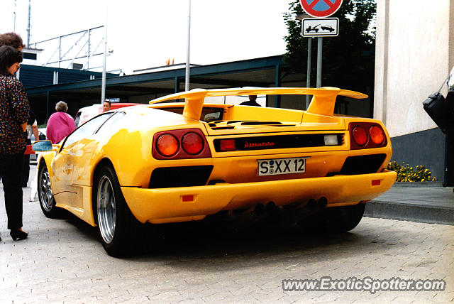 Lamborghini Diablo spotted in Kelheim, Germany