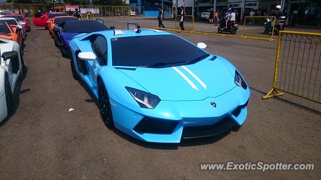 Lamborghini Aventador spotted in Sentul, Indonesia